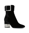 ROGER VIVIER PODIUM EMBELLISHEDBOOTS,P000000000005736935