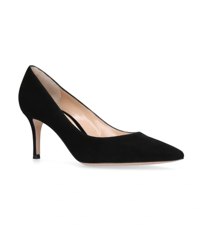 Gianvito Rossi Suede Gianvito Pumps 70 In Black