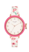 KATE SPADE PARK ROW FLORAL WATCH, 34MM