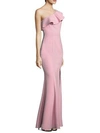LIKELY Kane Ruffle One-Shoulder Gown