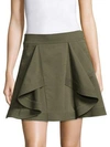 TANYA TAYLOR Tomi Ruffle A-Line Skirt