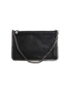 STELLA MCCARTNEY BLACK SHAGGY DEER FALABELLA BAG,371369 W9132 1000