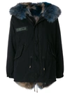 AS65 AS65 FUR-TRIM ZIPPED JACKET - BLACK,W2822CASVN99012431660