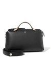 FENDI BY THE WAY SMALL COLOR-BLOCK TEXTURED-LEATHER SHOULDER BAG