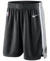 Nike Team Limited Shorts Icon Edition Sw San Antonio Spurs Black In Black/silver