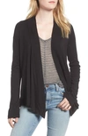 Splendid Classic Flare Cardigan In Black