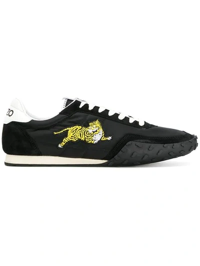 Kenzo Move Tiger Trainers In Black