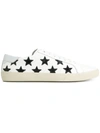 Saint Laurent Court Classic Sl/06 California Leather Sneakers In White