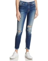 7 FOR ALL MANKIND THE ANKLE DESTROYED SKINNY JEANS IN LIBERTY,AU8302026