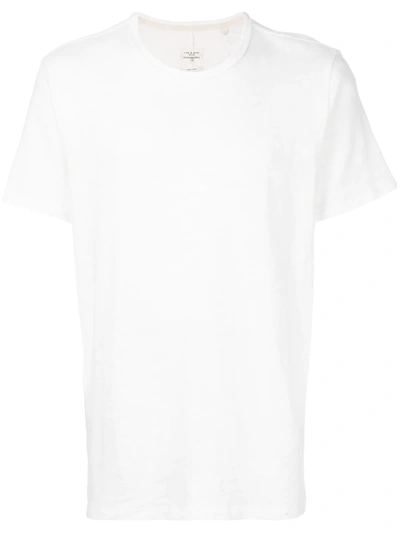 Rag & Bone Standard Issue Slubbed Cotton T-shirt In White