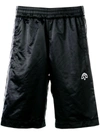 ADIDAS ORIGINALS BY ALEXANDER WANG LOGO EMBROIDERED TRACK SHORTS,CV525712497446