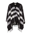 BURBERRY CHECK CASHMERE-WOOL CAPE,P000000000005620216