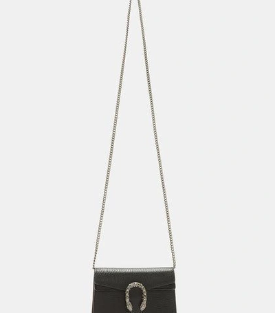 Gucci Mini Crystal Dionysus Bag In Black