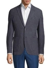 ETRO Checkered Slim-Fit Jacket