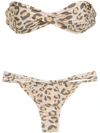 AMIR SLAMA LEOPARD PRINT BIKINI SET,1023912470487