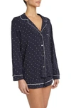 Eberjey Two-piece Sleep Chic Pajama Set In Lunitas