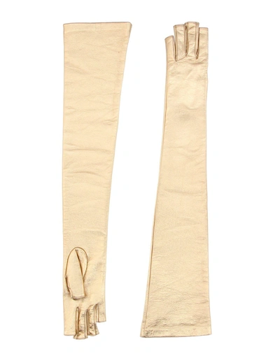 Gucci Gloves In Gold