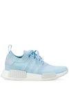 Adidas Originals Adidas Women's Nmd R1 Primeknit Casual Sneakers From Finish Line In Blue