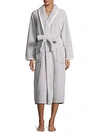 OSCAR DE LA RENTA PINK LABEL TEXTURED LONG WRAP dressing gown,0400095973392