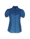 JUST CAVALLI SOLID COLOR SHIRTS & BLOUSES,38694824LO 4