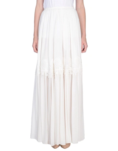 Chloé Long Skirts In White