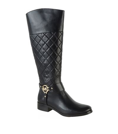 michael kors quilted boots