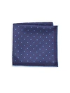 HOOK + ALBERT Polka Dot Silk Pocket Square