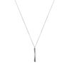 EDGE OF EMBER Edie Drop Silver Necklace