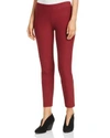 Eileen Fisher Stretch Crepe Ankle Pants In Deep Claret