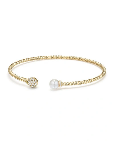 David Yurman Solari Pearl & Diamond Bracelet