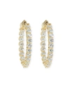 AMERICAN JEWELERY DESIGNS LARGE DIAMOND HOOP EARRINGS IN 18K YELLOW GOLD,PROD205910069