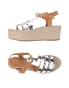Paloma Barceló Espadrilles In Silver