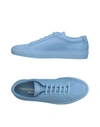 COMMON PROJECTS WOMAN BY COMMON PROJECTS WOMAN SNEAKERS AZURE SIZE 5 SOFT LEATHER,11314237LH 7