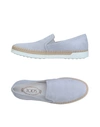 Tod's Loafers In Light Grey