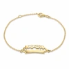 True Rocks Razorblade Bracelet Yellow Gold In Razorblade