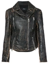 YANG LI FADED FINISH BIKER JACKET,F6132MMPRO412471492