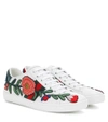 GUCCI ACE LEATHER SNEAKERS,P00294624