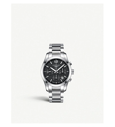 Longines L27864566 Conquest Watch In Steel