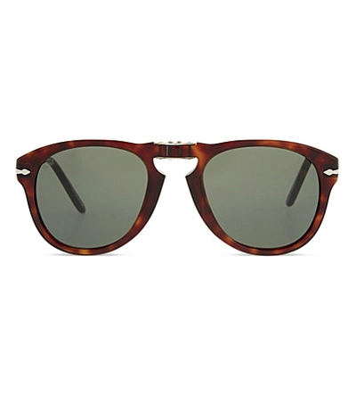 Persol D-frame Tortoiseshell Acetate Sunglasses