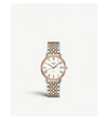 LONGINES L4.809.5.11.7 ELEGANT COLLECTION 18CT ROSE GOLD AND STAINLESS STEEL WATCH,757-10001-L48095117