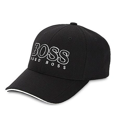 Hugo Boss Cap Us Logo Baseball Cap In Black