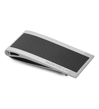 Montblanc Stainless Steel And Carbon Money Clip