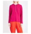 Stella Mccartney Arlesa Stretch-crepe Top In Hot Pink