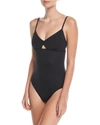 SEAFOLLY ACTIVE KEYHOLE MAILLOT ONE-PIECE SWIMSUIT,PROD132540012