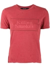 KSUBI KSUBI KILLING SMOKES PRINT T-SHIRT - RED,500000014912496814