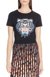 Kenzo Classic Tiger Graphic Tee In Black