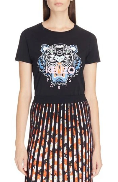 Kenzo Classic Tiger Graphic Tee In Black And Other