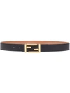 FENDI slim logo buckle belt,8C05311D512495835