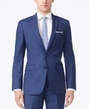Calvin Klein Men's Skinny-fit Extra Slim Infinite Stretch Suit Jacket In Blue
