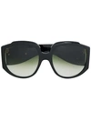 GUCCI OVERSIZED ROUND FRAME SUNGLASSES,GG0151S12499060